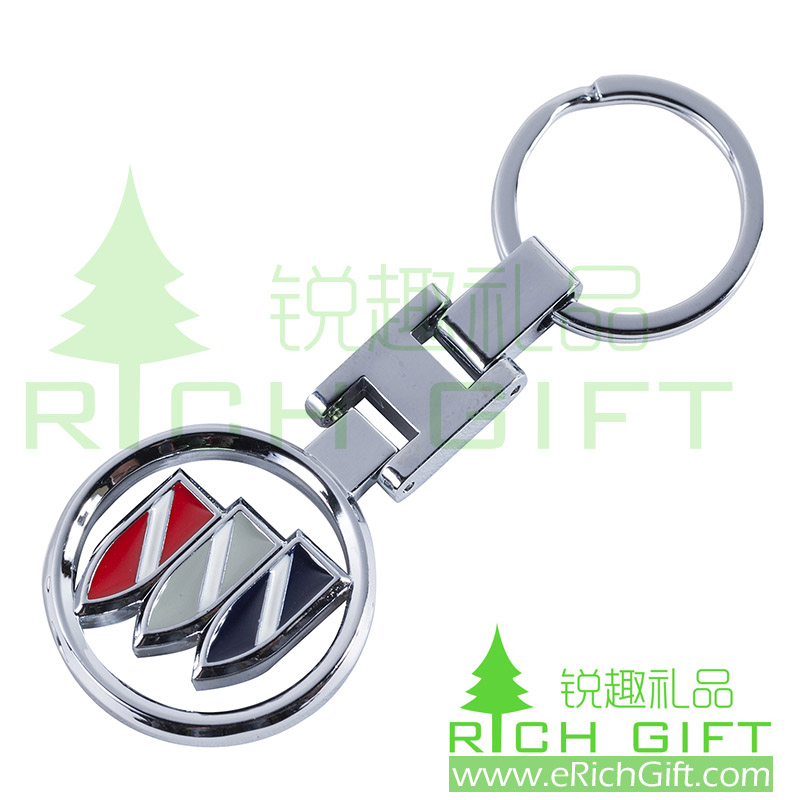 Zinc Alloy die casting keychain Buick logo metal keychain
