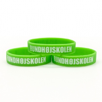 High quality Custom forest green Silicone Wristbands