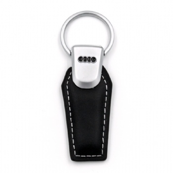 custom leather keychain for Audi