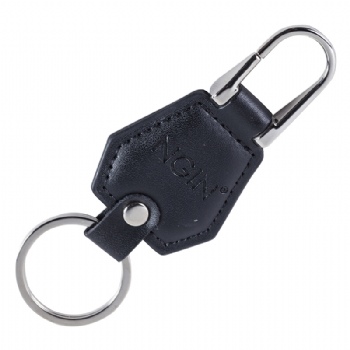 Custom Leather Keychain with saying NGIN