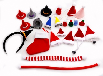 Plush cap christmas decoration christmas hat santa claus hat