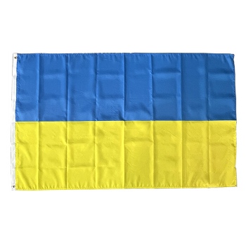 Polyester 3x5ft Stock Blue Yellow UKR National Flag ukrainian Ukraine Flag
