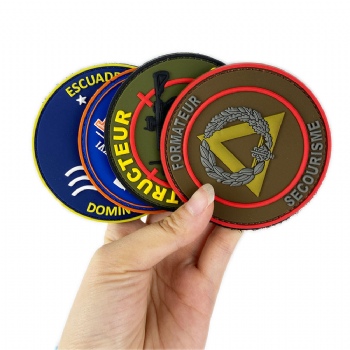 Customize any color 3D heat transfer silicone label made custom embossed 3d soft garment pvc patch for clothing/bag